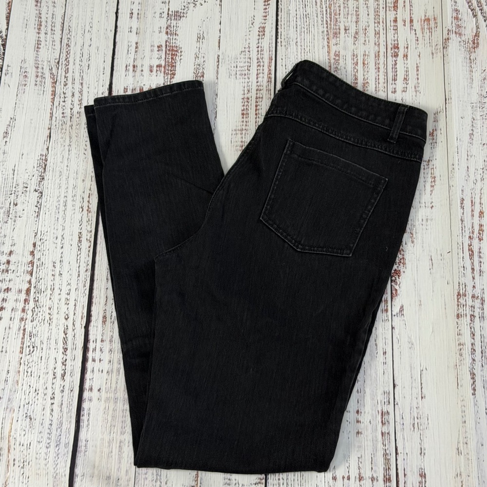 JMclaughlin‎ Womens Black Denim Jeans Skinny Stretch Size 10 Inseam 31 - Picture 2 of 5